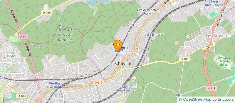 localisation de l'entreprise ASSOCIATION SYNDICALE DES COPROPRIETAIRES à CHAVILLE