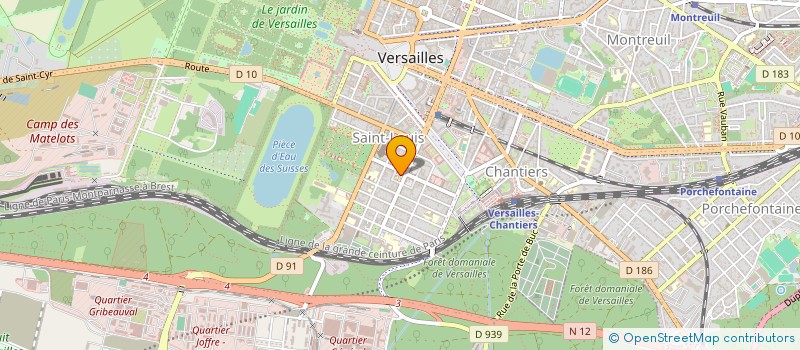 localisation de l'entreprise ASSOCIATION SYNDICALE DES HALLES ET MARCHES DE VERSAILLES à VERSAILLES