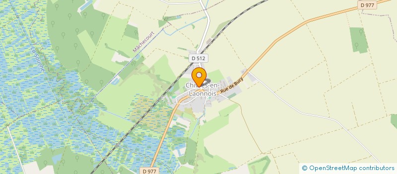 localisation de l'entreprise ASSOCIATION SYNDICALE DES MARAIS SEPTENTRIONAUX DU LAONNAOIS à CHIVRES-EN-LAONNOIS