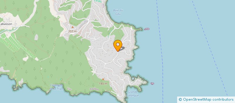 localisation de l'entreprise ASSOCIATION SYNDICALE DES PROPRIETAIRE DU LOTISSEMENT DU DOMAINE CAP BENAT à BORMES-LES-MIMOSAS