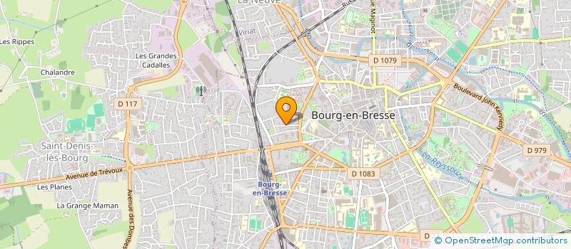 localisation de l'entreprise ASSOCIATION SYNDICALE DES PROPRIETAIRES DE L'ENSEMBLE DE LA CROIX-BLANCHE à BOURG-EN-BRESSE
