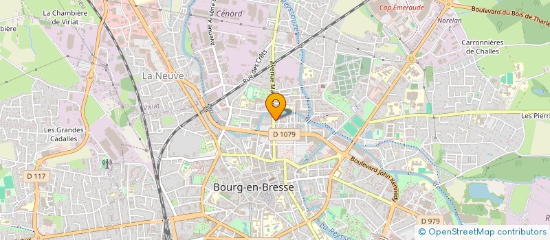 localisation de l'entreprise ASSOCIATION SYNDICALE DES PROPRIETAIRES DE L'ENSEMBLE DU PARC DE LA REYSSOUZE ZUP N°1 à BOURG-EN-BRESSE
