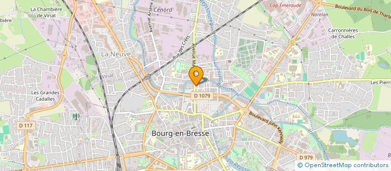localisation de l'entreprise ASSOCIATION SYNDICALE DES PROPRIETAIRES DE L'ENSEMBLE DU PARC DE LA REYSSOUZE ZUP N°2 à BOURG-EN-BRESSE