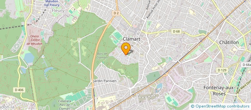 localisation de l'entreprise ASSOCIATION SYNDICALE DES PROPRIETAIRES DE LA CITE BOIGUES à CLAMART