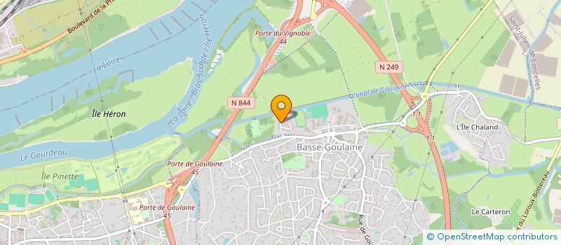 localisation de l'entreprise ASSOCIATION SYNDICALE DES PROPRIETAIRES DU GRIGNON  BASSE-GOULAINE