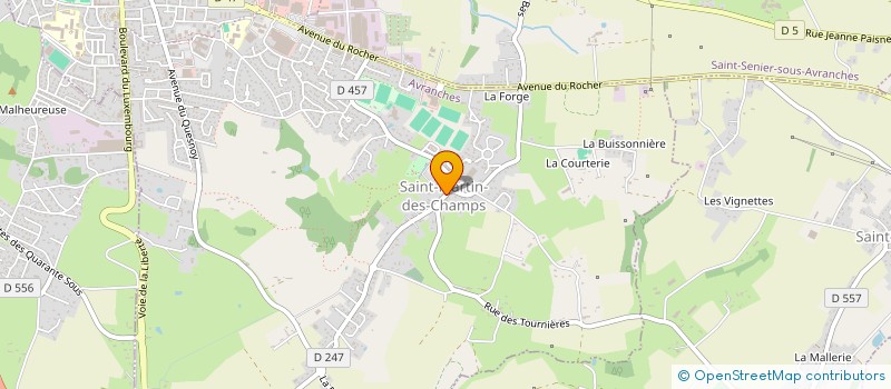 localisation de l'entreprise ASSOCIATION SYNDICALE DES PROPRIETAIRES DU LOTISSEMENT RESIDENCE LE CHATEAU  AVRANCHES