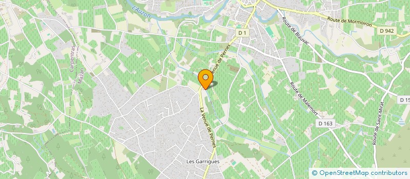 localisation de l'entreprise ASSOCIATION SYNDICALE DU COLOMBIER 1  MAZAN