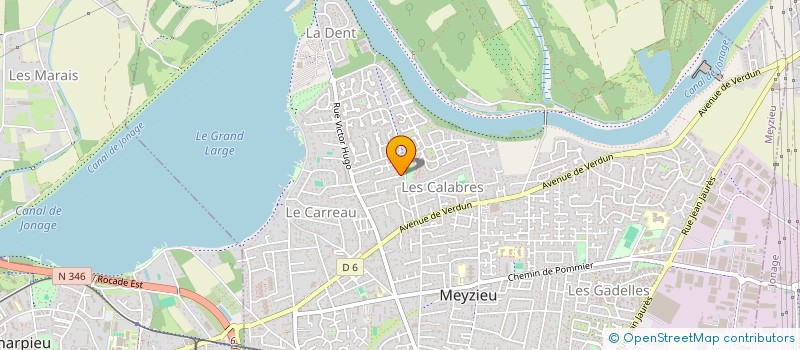 localisation de l'entreprise ASSOCIATION SYNDICALE DU LOTISSEMENT LE BLE D'OR  MEYZIEU