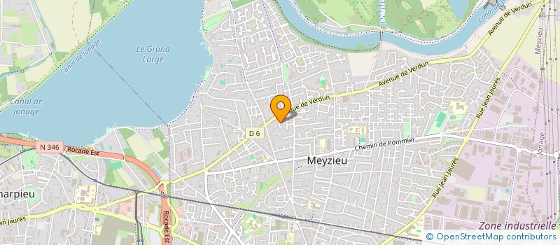 localisation de l'entreprise ASSOCIATION SYNDICALE DU LOTISSEMENT LE MOULIN D'AMONT  MEYZIEU