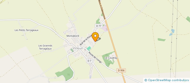 localisation de l'entreprise ASSOCIATION SYNDICALE DU LOTISSEMENT LES MILLEPERTUIS à VINEUIL