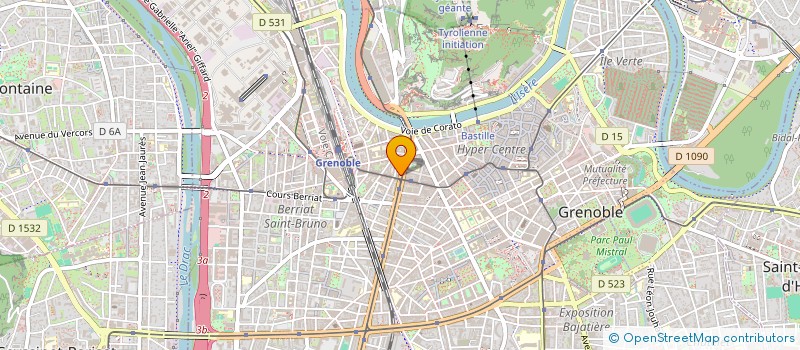 localisation de l'entreprise ASSOCIATION SYNDICALE FONTCROZE  GRENOBLE