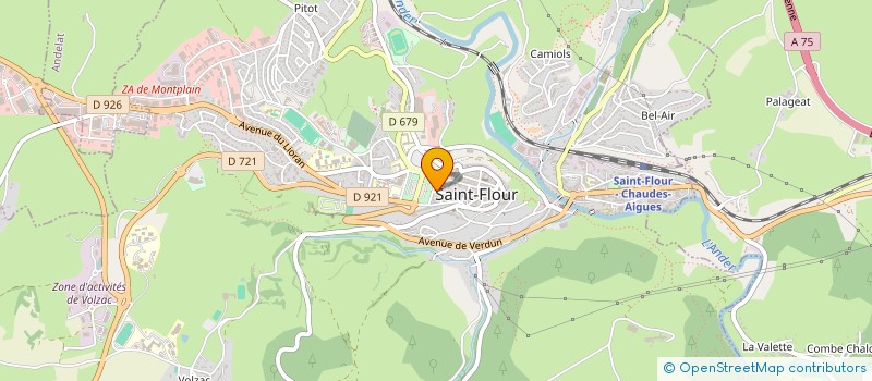 localisation de l'entreprise ASSOCIATION SYNDICALE FORESTIERE DEU LEVANDES à SAINT-FLOUR