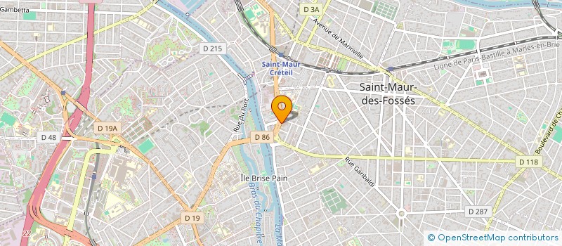 localisation de l'entreprise ASSOCIATION SYNDICALE LA GUINET à SAINT-MAUR-DES-FOSSES