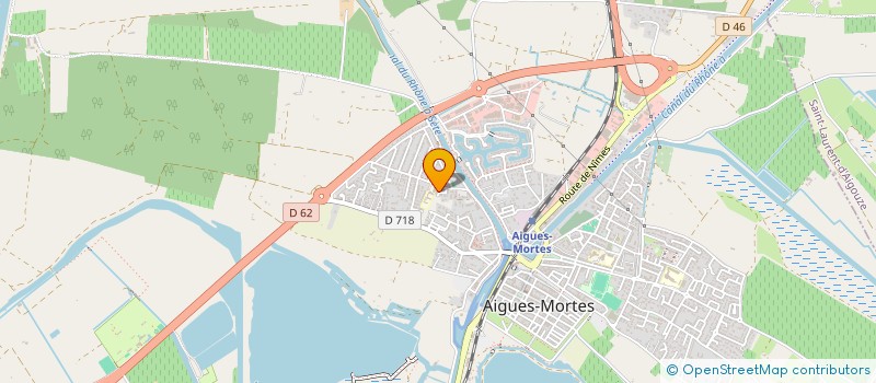 localisation de l'entreprise ASSOCIATION SYNDICALE LA NEF DU ROI  AIGUES-MORTES