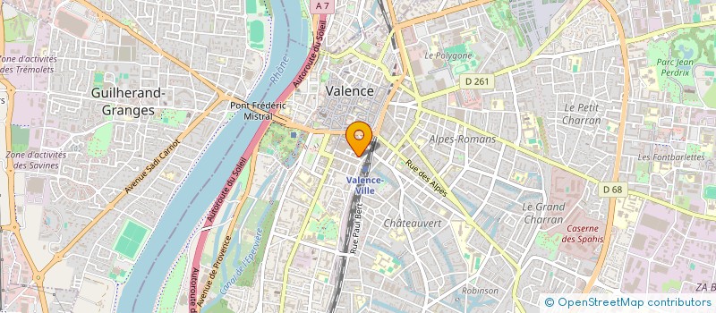 localisation de l'entreprise ASSOCIATION SYNDICALE LE CLAIR MATIN  VALENCE