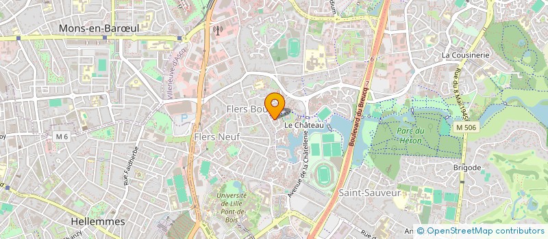 localisation de l'entreprise ASSOCIATION SYNDICALE LES CHATELAINES à VILLENEUVE-D'ASCQ