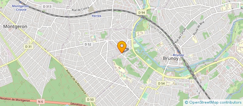 localisation de l'entreprise ASSOCIATION SYNDICALE LES GLAISES  BOUSSY ST ANTOINE