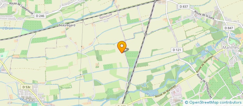 localisation de l'entreprise ASSOCIATION SYNDICALE LES SANTOLINES  SAINT-SORLIN-EN-VALLOIRE