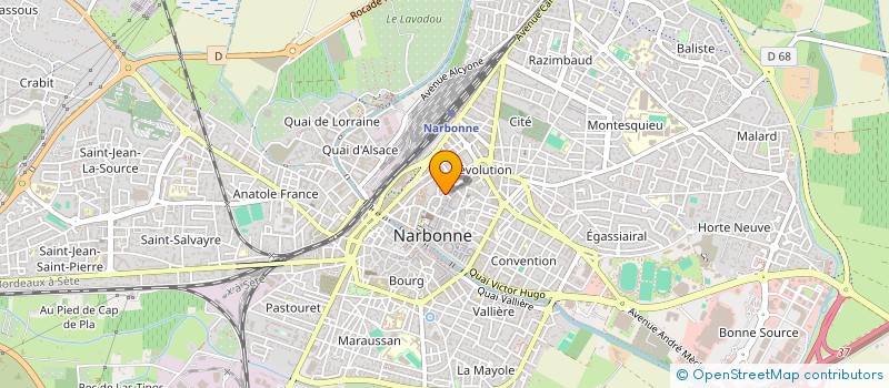 localisation de l'entreprise ASSOCIATION SYNDICALE LIBRE 1 R DIDEROT  NARBONNE