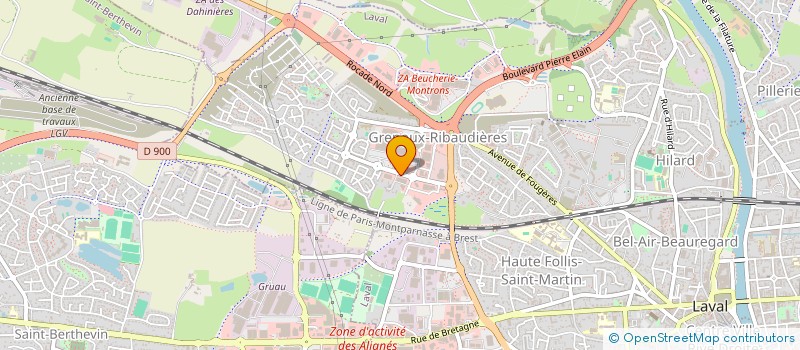 localisation de l'entreprise ASSOCIATION SYNDICALE LIBRE à LAVAL