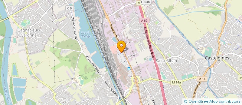 localisation de l'entreprise ASSOCIATION SYNDICALE LIBRE  FENOUILLET