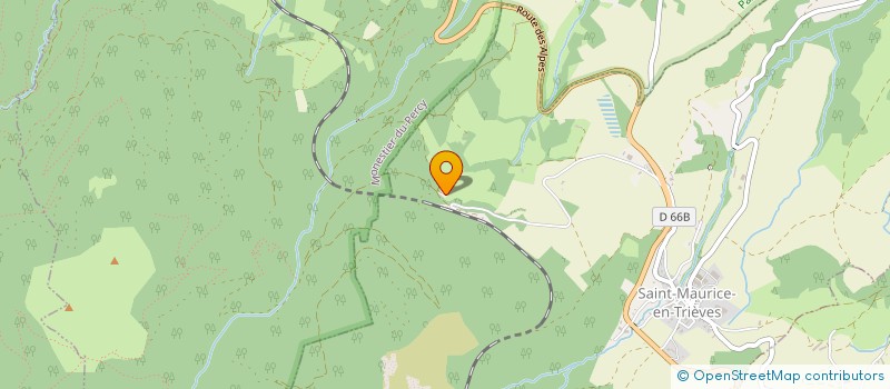localisation de l'entreprise ASSOCIATION SYNDICALE LIBRE (ASL) D'IRRIGATION DE SOUBRANDIN  SAINT-MAURICE-EN-TRIEVES