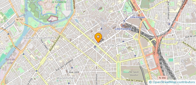 localisation de l'entreprise ASSOCIATION SYNDICALE LIBRE CHOEUR DE LILLE à LILLE
