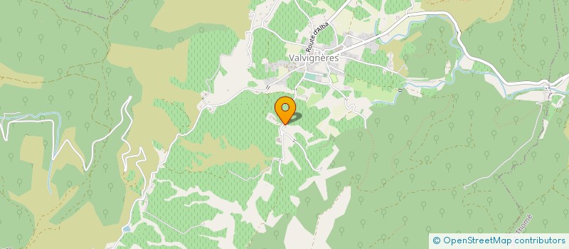 localisation de l'entreprise ASSOCIATION SYNDICALE LIBRE D'ASSAINISSEMENT DU SOULIER  VALVIGNERES