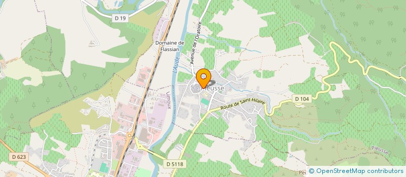 localisation de l'entreprise ASSOCIATION SYNDICALE LIBRE D'ASSAINISSEMENT NON PUBLIC DU VILLAGE DE BOURIGEOLE  BOURIGEOLE