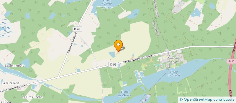 localisation de l'entreprise ASSOCIATION SYNDICALE LIBRE DE DRAINAGE ET D'IRRIGATION  MARCILLY EN GAULT