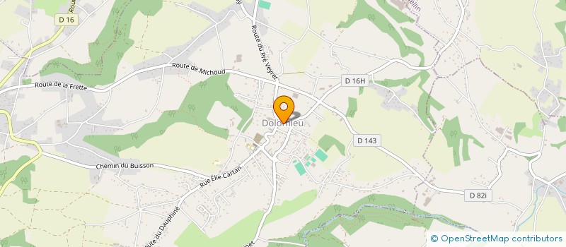 localisation de l'entreprise ASSOCIATION SYNDICALE LIBRE DE GESTION FORESTIERE NORD-ISERE  LA TOUR-DU-PIN