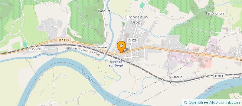 localisation de l'entreprise ASSOCIATION SYNDICALE LIBRE DE GESTION FORESTIERE SUD-EST GIRONDE ASLGF SUD-EST GIRONDE à GIRONDE-SUR-DROPT