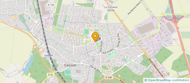 localisation de l'entreprise ASSOCIATION SYNDICALE LIBRE DE GRAND VILLAGE à VERT-SAINT-DENIS