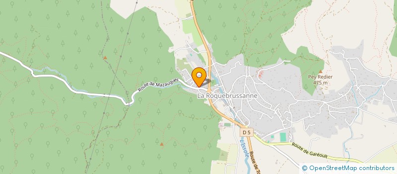 localisation de l'entreprise ASSOCIATION SYNDICALE LIBRE DE L'EST DE LA SAINTE BAUME à MAZAUGUES