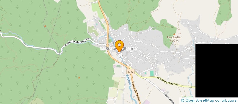 localisation de l'entreprise ASSOCIATION SYNDICALE LIBRE DE LA LOUBE  LA ROQUEBRUSSANNE