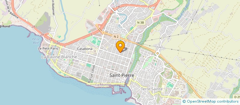 localisation de l'entreprise ASSOCIATION SYNDICALE LIBRE DE LA RESIDENCE BLEU AZUR à SAINT-PIERRE