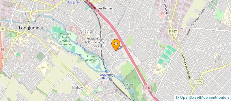 localisation de l'entreprise ASSOCIATION SYNDICALE LIBRE DE LA RESIDENCE DU BIEF à LONGJUMEAU