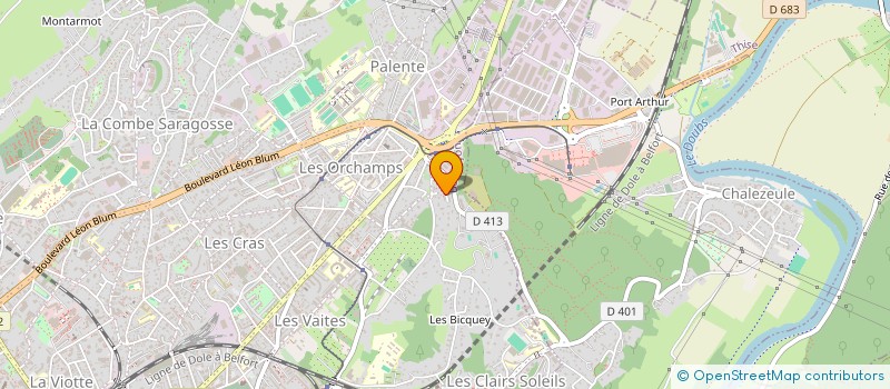 localisation de l'entreprise ASSOCIATION SYNDICALE LIBRE DE LA RESIDENCE DU FORT BENOIT à BESANCON