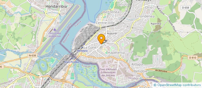 localisation de l'entreprise ASSOCIATION SYNDICALE LIBRE DE LA RESIDENCE SANTIAGO  HENDAYE