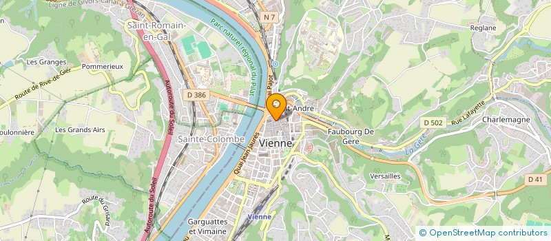 localisation de l'entreprise ASSOCIATION SYNDICALE LIBRE DE PROPRIETAIRES  VIENNE