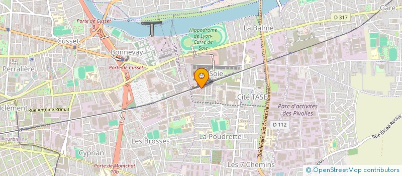 localisation de l'entreprise  ASSOCIATION SYNDICALE LIBRE  DE PROPRIETAIRES DE L'ENSEMBLE D'HABITATIONS DE RILLIEUX LA PAPE  VAULX-EN-VELIN