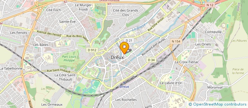 localisation de l'entreprise ASSOCIATION SYNDICALE LIBRE DE PROPRIETAIRES DU BATIMENT AB DU PARC DE LA RADIO à DREUX