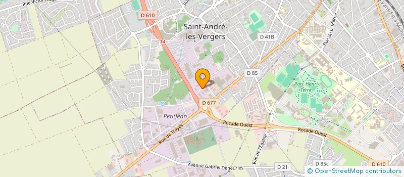 localisation de l'entreprise ASSOCIATION SYNDICALE LIBRE DE PROPRIETAIRES LE CHATELIER à SAINT-ANDRE-LES-VERGERS