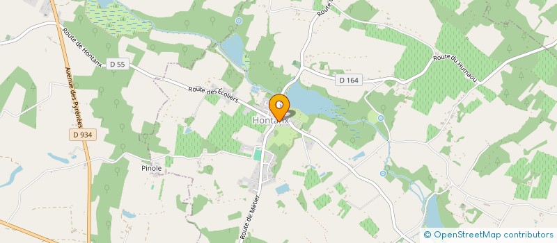 localisation de l'entreprise ASSOCIATION SYNDICALE LIBRE DE REBOISEMENT DE HONTANX  HONTANX