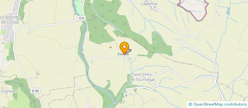 localisation de l'entreprise ASSOCIATION SYNDICALE LIBRE DE REHABILITATION D ASSAINISSEMENT DU HAMEAU D ESCAPAT à SAINT-FELIX-DE-TOURNEGAT