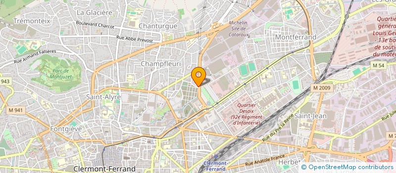 localisation de l'entreprise ASSOCIATION SYNDICALE LIBRE DES PORTES DE RIOM  CLERMONT-FERRAND