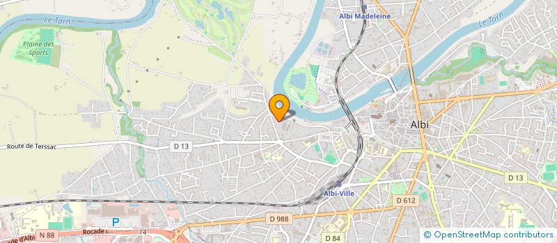 localisation de l'entreprise ASSOCIATION SYNDICALE LIBRE DES PROPRIETAIRES DE LA RESIDENCE SAINT REMY  ALBI