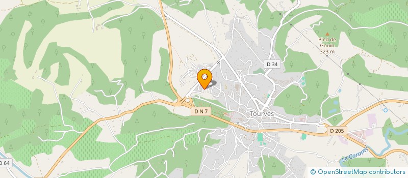 localisation de l'entreprise ASSOCIATION SYNDICALE LIBRE DES PROPRIETAIRES DU LOTISSEMENT LES BUGADIERES  TOURVES