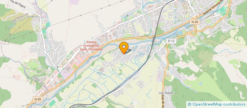 localisation de l'entreprise ASSOCIATION SYNDICALE LIBRE DES PROPRIETAIRES RIVERAINS DU HAMEAU DES FONTS à DIGNE-LES-BAINS