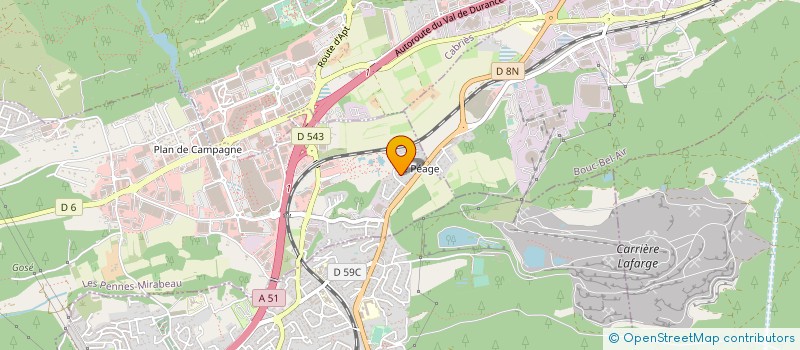 localisation de l'entreprise ASSOCIATION SYNDICALE LIBRE DOMAINE DU RELAIS à LES PENNES-MIRABEAU